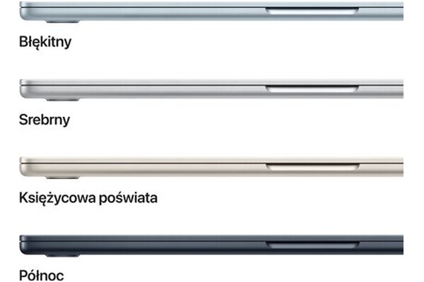 Laptop Apple MacBook Air 15.3" Apple M4 M4 (10 rdz.) 16GB 512GB SSD macOS błękitny