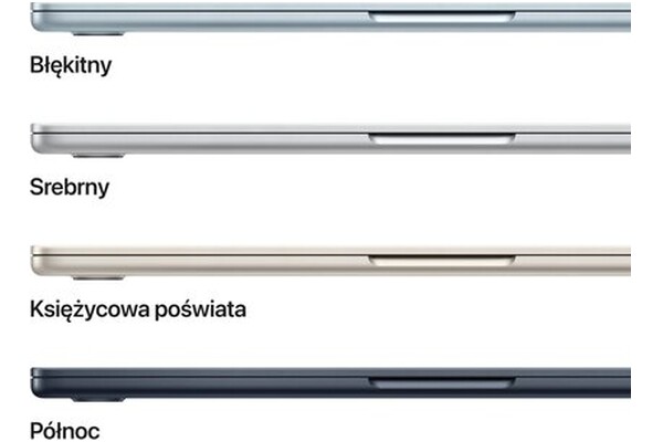 Laptop Apple MacBook Air 13.6" Apple M4 M4 (10 rdz.) 24GB 512GB SSD macOS srebrny
