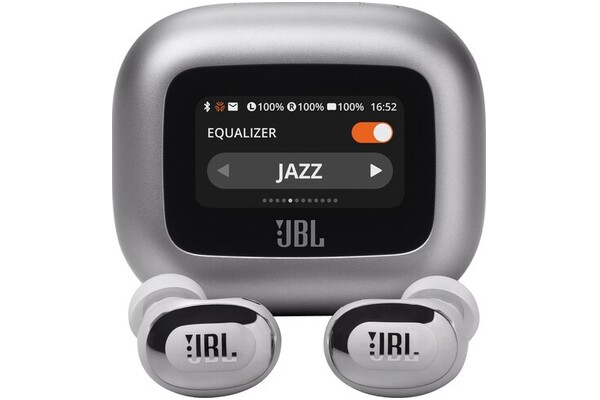 Słuchawki JBL Live Buds Dokanałowe Bezprzewodowe srebrny