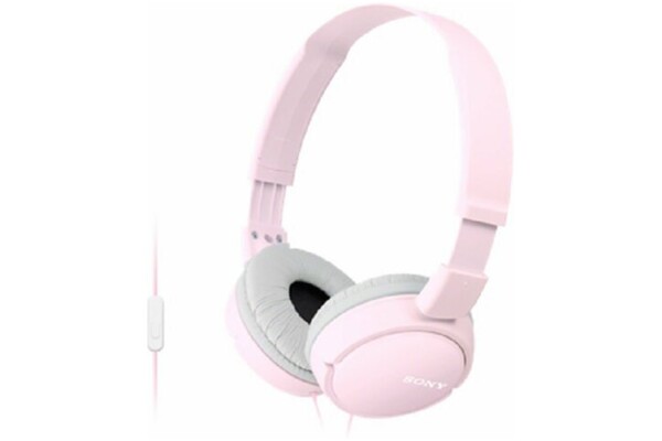Słuchawki Sony MDRZX110APB Nauszne Przewodowe różowy