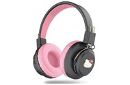 Słuchawki Hello KItty Metal Logo Round Shape Nauszne Bezprzewodowe różowy