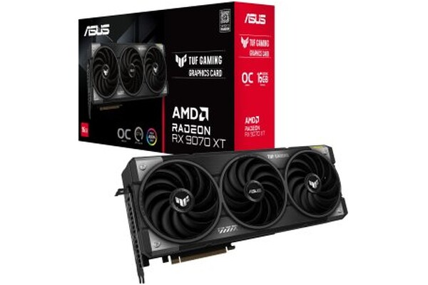 Karta graficzna ASUS RX 9070 XT TUF Gaming OC 16GB GDDR6