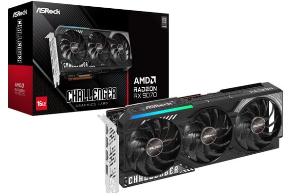 Karta graficzna ASrock RX 9070 Challenger 16GB GDDR6