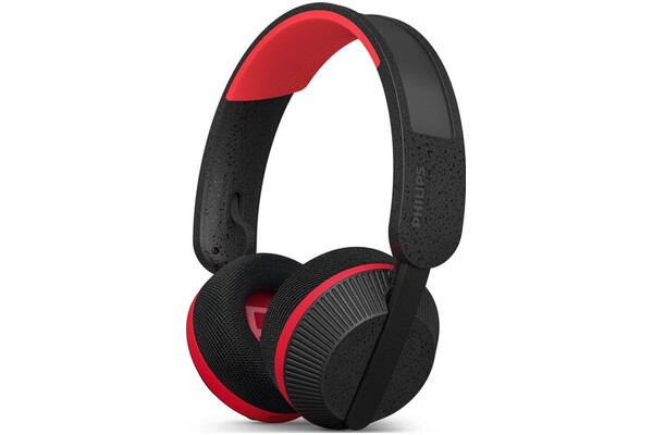 Słuchawki Philips TAA6219BK00 Nauszne Bezprzewodowe czarno-czerwony