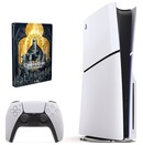 Konsola Sony PlayStation 5 Slim biało-czarny + Kingdom Come Deliverance II - Day One Edition, Steelbook Gra PS5