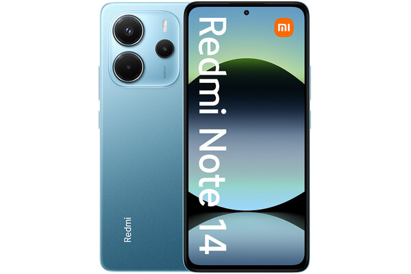 Smartfon Xiaomi Redmi Note 14 Niebiesko-błękitny 6.67" 8.0GB/256.0GB