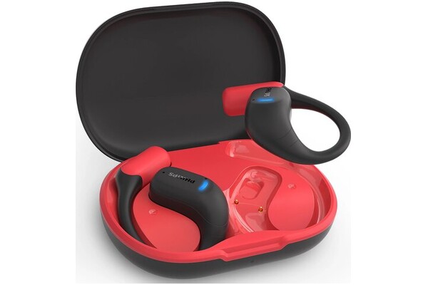 Słuchawki Philips TAA6709BK00 przewodnictwo powietrzne Bezprzewodowe czarno-czerwony