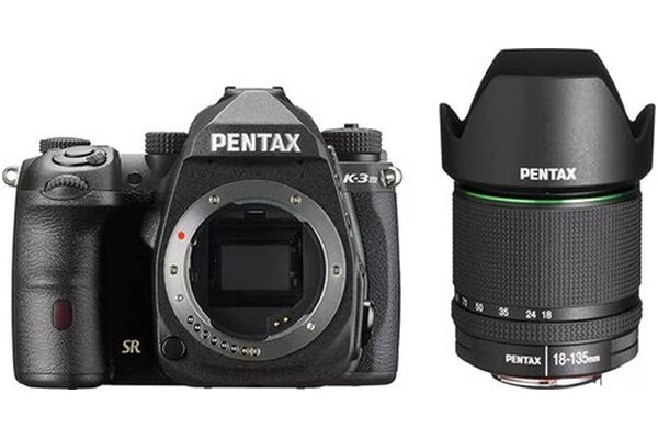 Aparat - lustrzanka PENTAX K-3 Mark III 25.7Mpx czarny + SMC DA 18-135mm ED