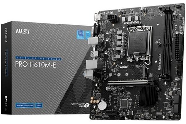 Płyta główna MSI H610ME Pro Socket 1700 Intel H610 DDR5 microATX