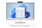 HP 27-cr0022nl 8GB DDR5 500GB SSD Windows 11 Home