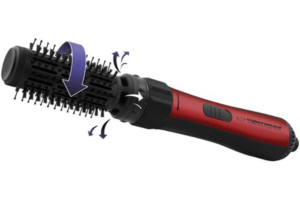 suszarko-lokówka Esperanza Jessica 1000W kolor czarno-czerwony