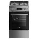 Kuchnia Beko FSMT51339DXDT płyta gazowa, piekarnik elektryczny