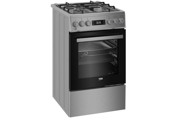 Kuchnia Beko FSMT51339DXDT płyta gazowa, piekarnik elektryczny