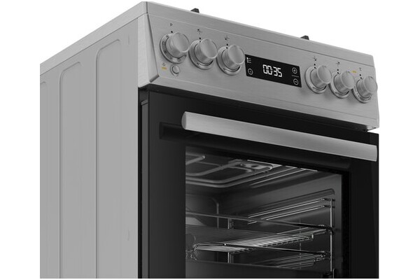 Kuchnia Beko FSMT51339DXDT płyta gazowa, piekarnik elektryczny