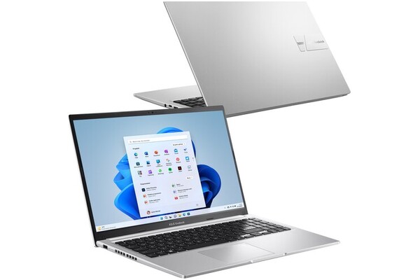 Laptop ASUS Vivobook 15 15.6" AMD Ryzen 5 7530U AMD Radeon 8GB 512GB SSD Windows 11 Home srebrny