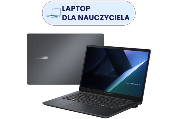 Laptop ASUS ExpertBook B1 14.0" Intel Core i5 1335U INTEL UHD 16GB 512GB SSD Windows 11 Professional szary