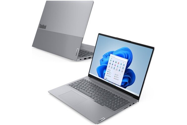 Laptop Lenovo ThinkBook 16 16.0" Intel Core i3 1315U INTEL UHD 8GB 512GB SSD Windows 11 Professional szary