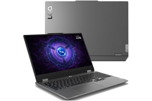 Laptop Lenovo LOQ 15 15.6" Intel Core i5 12450HX NVIDIA GeForce RTX 4060 16GB 512GB SSD Windows 11 Home szary