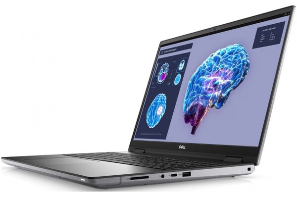 Laptop DELL Precision 7680 16.0" Intel Core i7 13850HX NVIDIA GeForce RTX A2000 16GB 512GB SSD Windows 11 Professional szary