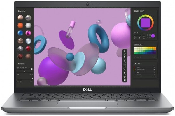 Laptop DELL Precision 5480 14.0" Intel Core i7 13800H NVIDIA GeForce RTX A1000 16GB 512GB SSD Windows 11 Professional szary