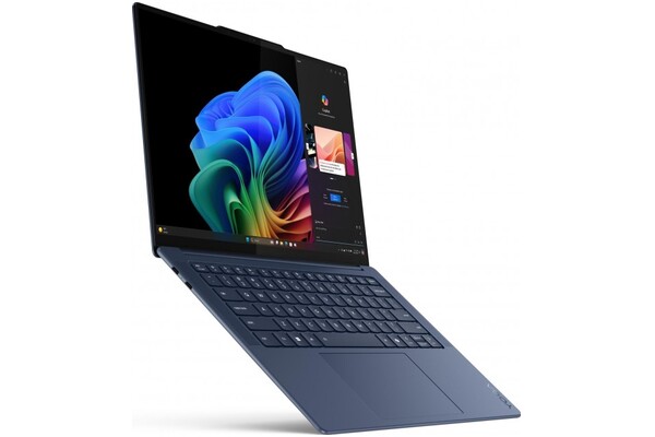 Laptop Lenovo Yoga Slim 7 14.0" Qualcom Snapdragon Snapdragon X Elite QUALCOMM Adreno 32GB 1024GB SSD Windows 11 Professional niebieski