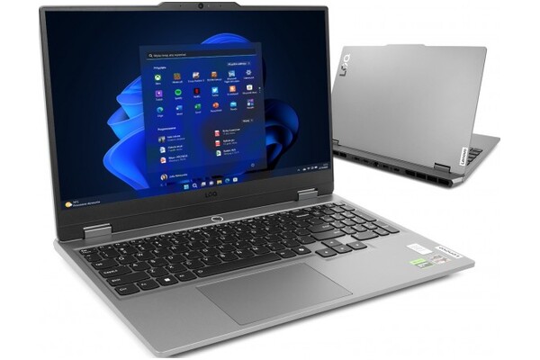 Laptop Lenovo LOQ 15 15.6" AMD Ryzen 7 7435HS NVIDIA GeForce RTX 4070 64GB 2048GB SSD Windows 11 Professional szary