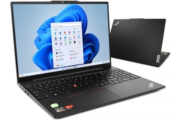 Laptop Lenovo ThinkPad E16 16.0" AMD Ryzen 7 7735HS AMD Radeon 660M 16GB 512GB SSD Windows 11 Professional czarny
