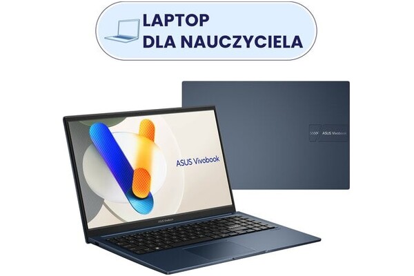 Laptop ASUS Vivobook 15 15.6" Intel Core i3 1315U INTEL UHD 16GB 512GB SSD Windows 11 Home niebieski