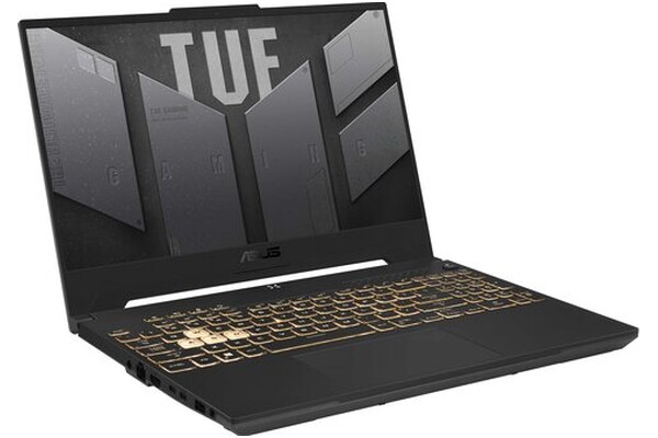 Laptop ASUS TUF Gaming F15 15.6" Intel Core i7 12700H NVIDIA GeForce RTX 4070 16GB 1024GB SSD Windows 11 Home szaro-czarny