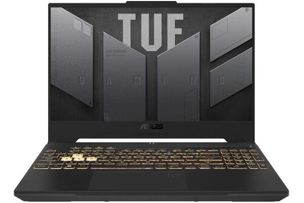 Laptop ASUS TUF Gaming F15 15.6" Intel Core i7 12700H NVIDIA GeForce RTX 4070 16GB 1024GB SSD Windows 11 Home szaro-czarny
