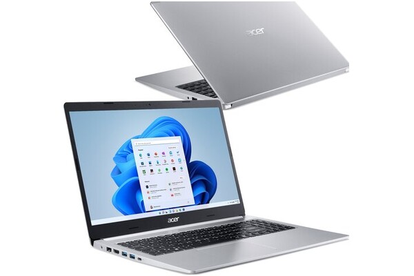 Laptop ACER Aspire 5 15.6" AMD Ryzen 5 5500U AMD Radeon 8GB 512GB SSD Windows 11 Home srebrny