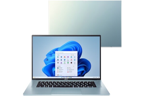 Laptop ACER Swift Edge 16 16.0" AMD Ryzen 5 6600U AMD Radeon 660M 16GB 512GB SSD Windows 11 Home niebiesko-biały