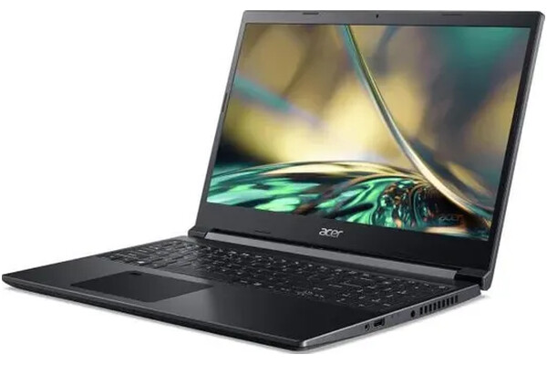 Laptop ACER Aspire 7 15.6" AMD Ryzen 5 5625U NVIDIA GeForce RTX 3050 16GB 512GB SSD Windows 11 Home czarny