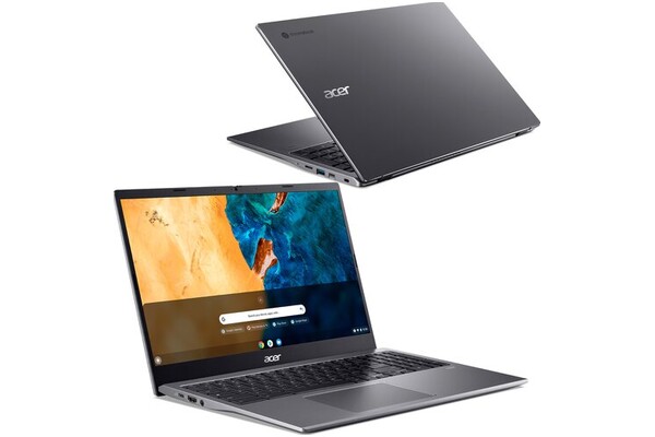 Laptop ACER Chromebook 515 15.6" Intel Core i7 1165G7 INTEL Iris Xe 8GB 128GB SSD chrome os szary