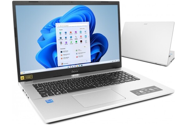 Laptop ACER Aspire 3 17.3" Intel Core i5 1235U INTEL Iris Xe 16GB 512GB SSD Windows 11 Home srebrny