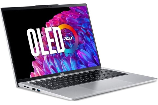 Laptop ACER Swift Go 14 14.0" Intel Core Ultra 5 125H Intel Arc 16GB 512GB SSD M.2 Windows 11 Home srebrny