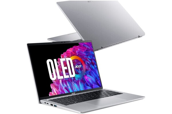 Laptop ACER Swift Go 14 14.0" Intel Core Ultra 5 125H Intel Arc 16GB 512GB SSD Windows 11 Home srebrny