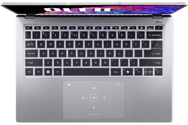 Laptop ACER Swift Go 14 14.0" Intel Core Ultra 5 125H Intel Arc 16GB 512GB SSD Windows 11 Home srebrny