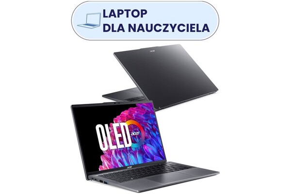 Laptop ACER Swift Go 14 14.0" AMD Ryzen 7 8845HS AMD Radeon 780M 16GB 512GB SSD Windows 11 Home szary