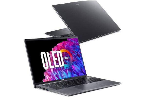 Laptop ACER Swift Go 14 14.0" AMD Ryzen 7 8845HS AMD Radeon 780M 16GB 512GB SSD Windows 11 Home szary