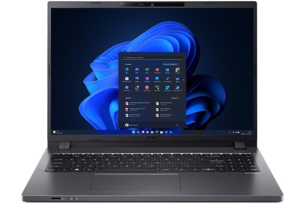 Laptop ACER TravelMate P2 16.0" AMD Ryzen 5 PRO 7535U AMD Radeon 660M 16GB 512GB SSD M.2 Windows 11 Professional szary