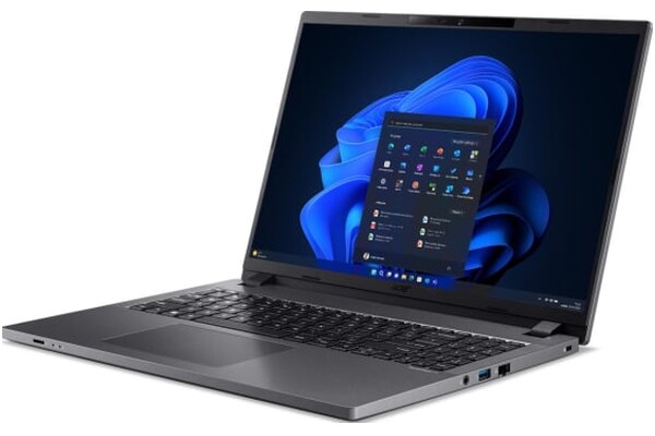 Laptop ACER TravelMate P2 16.0" AMD Ryzen 5 PRO 7535U AMD Radeon 660M 16GB 512GB SSD M.2 Windows 11 Professional szary