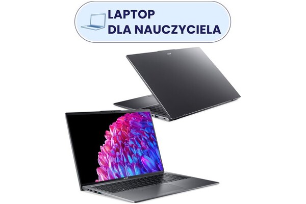 Laptop ACER Swift Go 16 16.0" Intel Core Ultra 5 125U Intel 32GB 512GB SSD Windows 11 Home szary