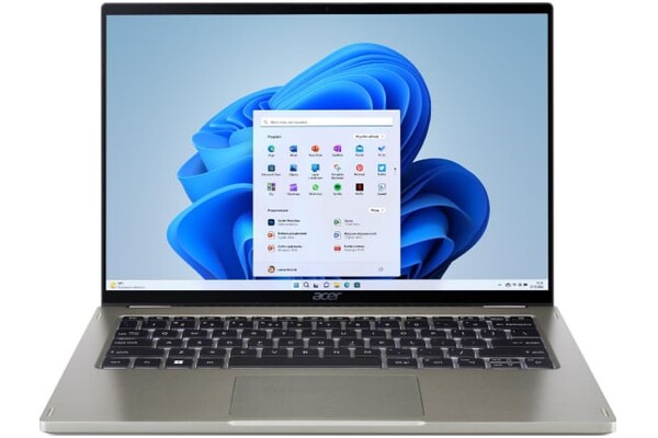 Laptop ACER Spin 5 14.0" Intel Core i5 1240P INTEL Iris Xe 16GB 512GB SSD M.2 Windows 11 Home szary