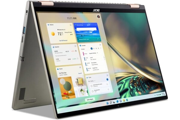 Laptop ACER Spin 5 14.0" Intel Core i5 1240P INTEL Iris Xe 16GB 512GB SSD M.2 Windows 11 Home szary