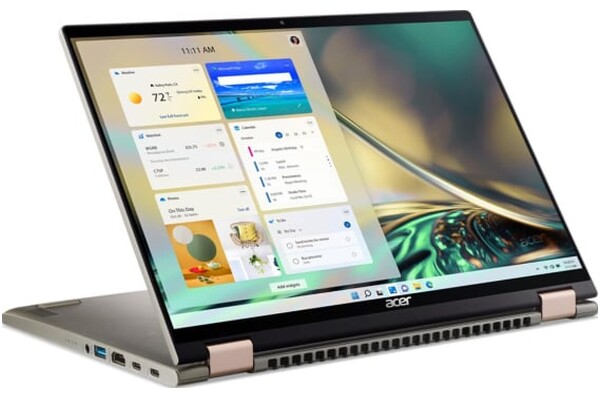 Laptop ACER Spin 5 14.0" Intel Core i5 1240P INTEL Iris Xe 16GB 512GB SSD M.2 Windows 11 Home szary