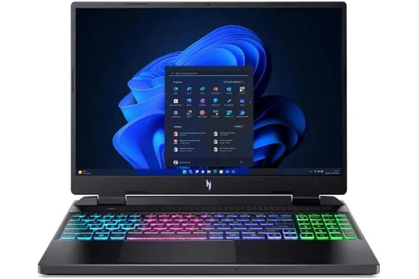 Laptop ACER Nitro 16 16.0" AMD Ryzen 7 8845HS NVIDIA GeForce RTX 4060 16GB 512GB SSD Windows 11 Home czarny