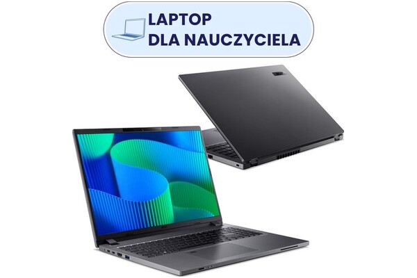 Laptop ACER TravelMate P2 16.0" Intel Core i5 120U INTEL UHD 16GB 512GB SSD Windows 11 Professional szary