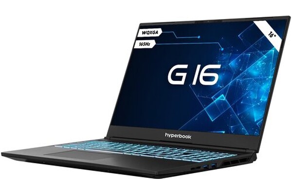 Laptop Hyperbook G16 16.0" Intel Core i7 13620H NVIDIA GeForce RTX 4050 16GB 512GB SSD czarny