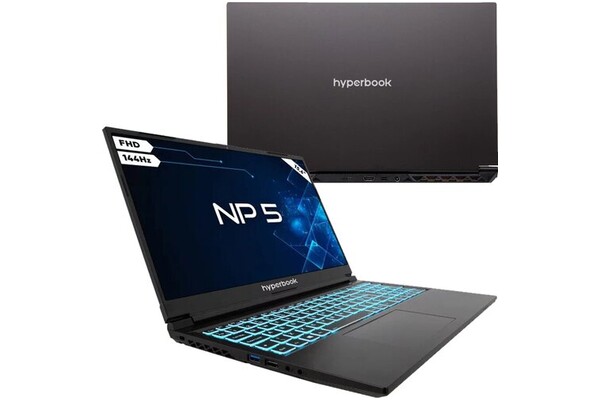 Laptop Hyperbook NP5 15.6" Intel Core i5 13420H NVIDIA GeForce RTX 2050 16GB 512GB SSD Windows 11 Home czarny